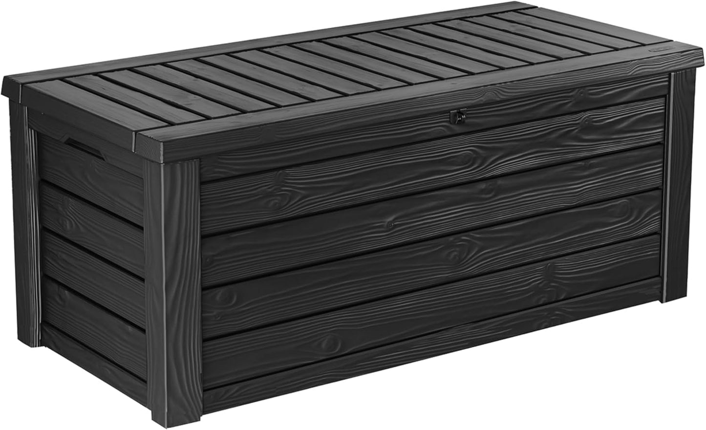 150 Gallon Resin Large Deck Box Organization and Storage Box for Patio, Outdoor Cushions, Garden Tools